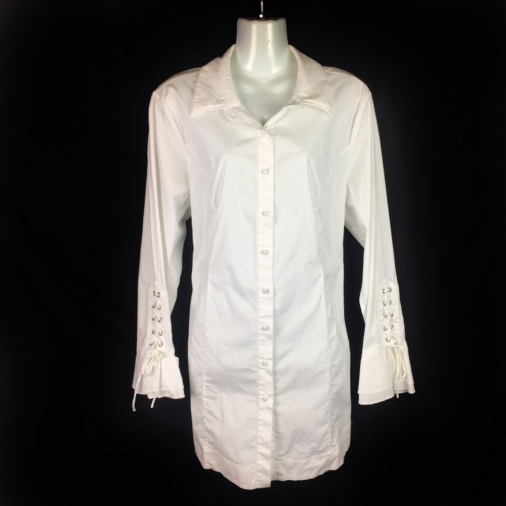 SOFT SURROUNDINGS | lace up tunic